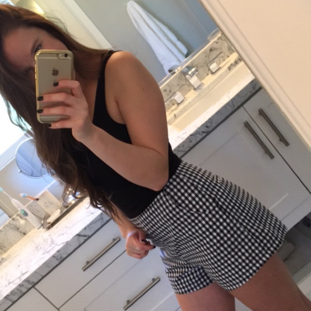 Gingham shorts